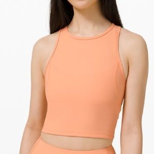 lululemon cropped racerback tank